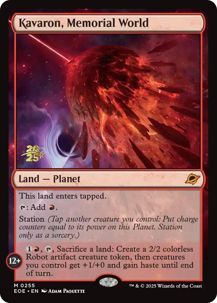 Kavaron, Memorial World [Edge of Eternities Prerelease Promos] | Lots Moore NSW