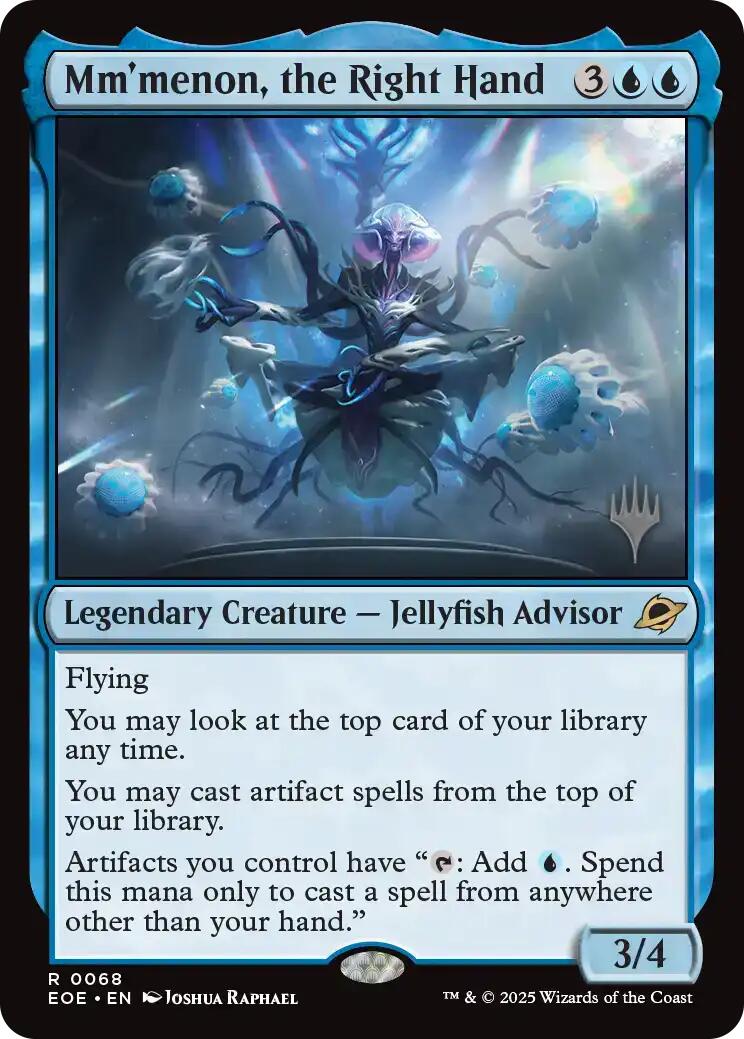 Mm'menon, the Right Hand [Edge of Eternities Promo Pack] | Lots Moore NSW