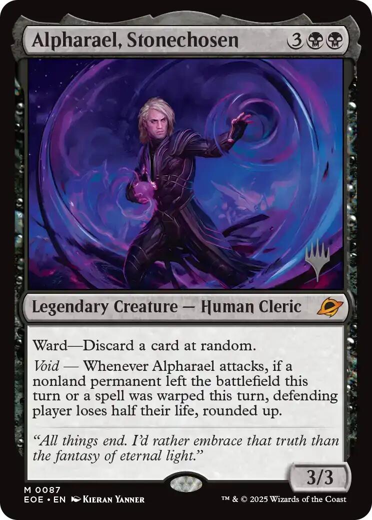 Alpharael, Stonechosen [Edge of Eternities Promo Pack] | Lots Moore NSW