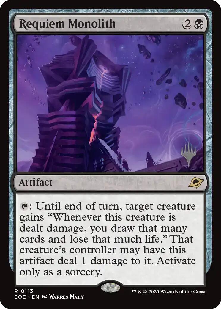 Requiem Monolith [Edge of Eternities Promo Pack] | Lots Moore NSW