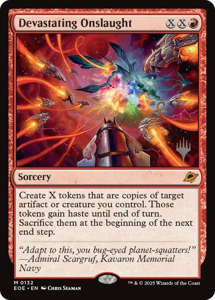 Devastating Onslaught [Edge of Eternities Promo Pack] | Lots Moore NSW