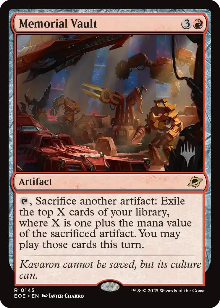 Memorial Vault [Edge of Eternities Promo Pack] | Lots Moore NSW