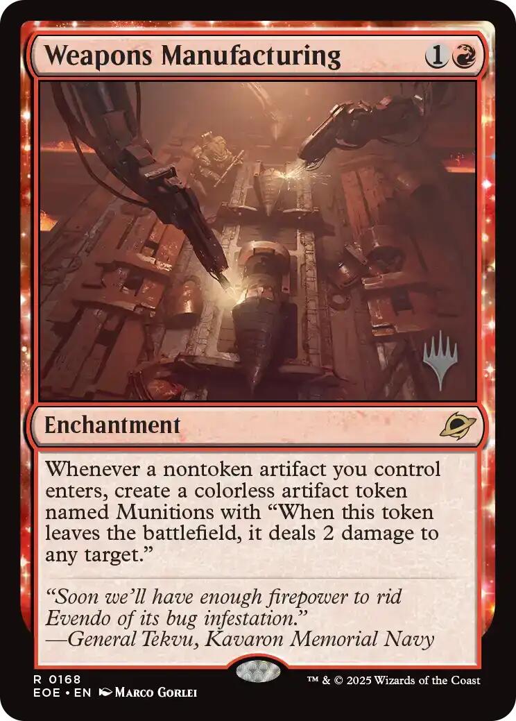 Weapons Manufacturing [Edge of Eternities Promo Pack] | Lots Moore NSW
