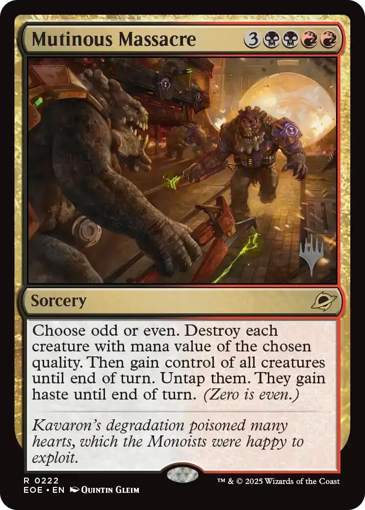 Mutinous Massacre [Edge of Eternities Promo Pack] | Lots Moore NSW
