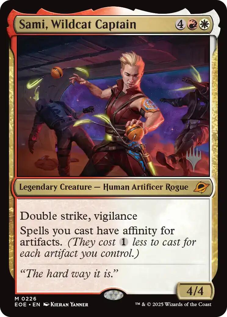 Sami, Wildcat Captain [Edge of Eternities Promo Pack] | Lots Moore NSW