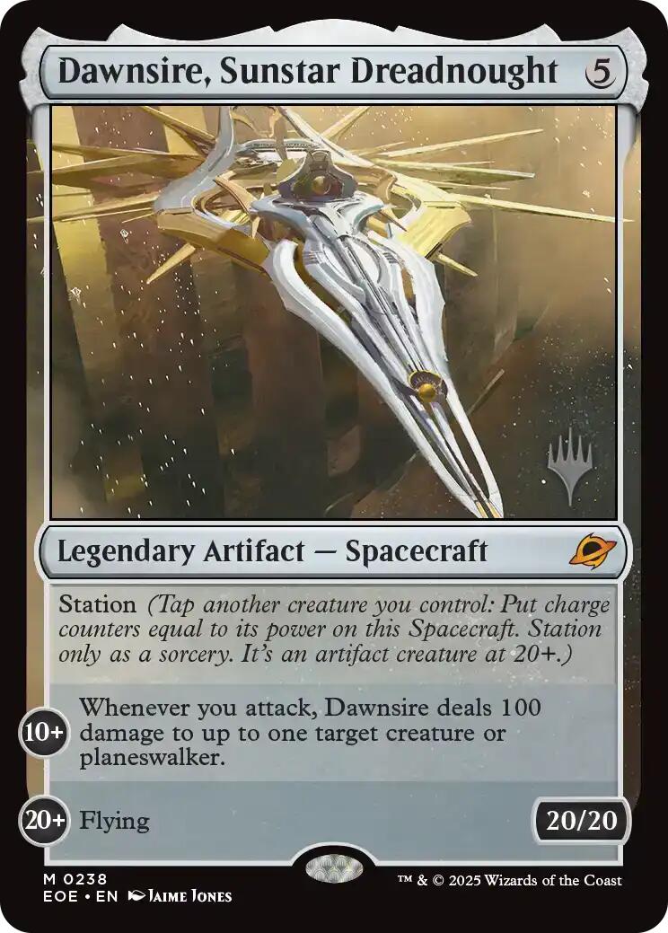 Dawnsire, Sunstar Dreadnought [Edge of Eternities Promo Pack] | Lots Moore NSW
