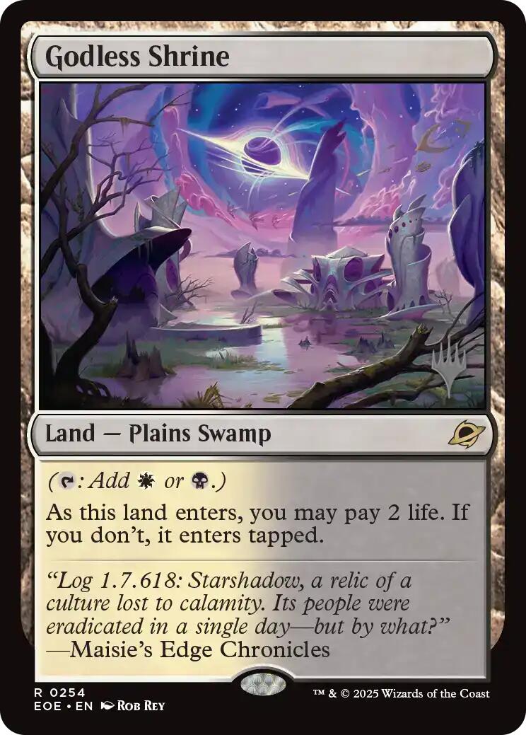 Godless Shrine [Edge of Eternities Promo Pack] | Lots Moore NSW