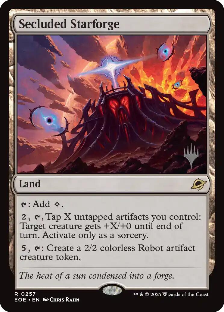Secluded Starforge [Edge of Eternities Promo Pack] | Lots Moore NSW