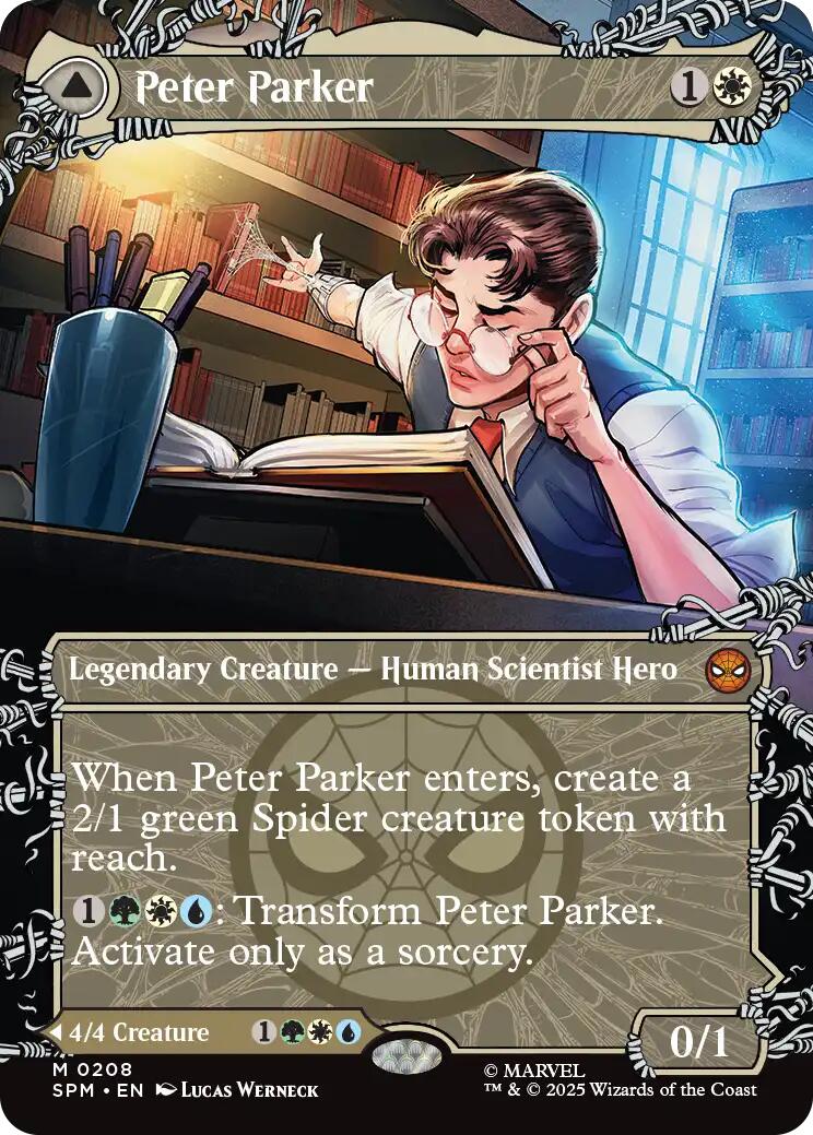 Peter Parker (0208) (Borderless) [Marvel's Spider-Man] | Lots Moore NSW