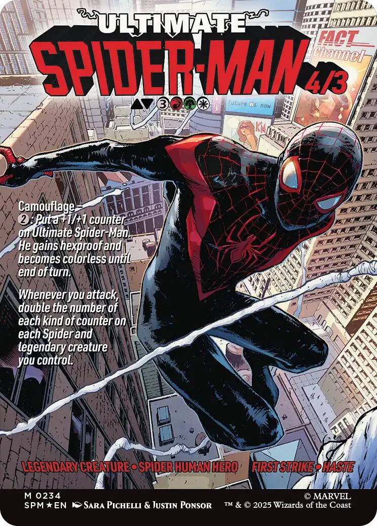 Miles Morales (0234) (Borderless) [Marvel's Spider-Man] | Lots Moore NSW