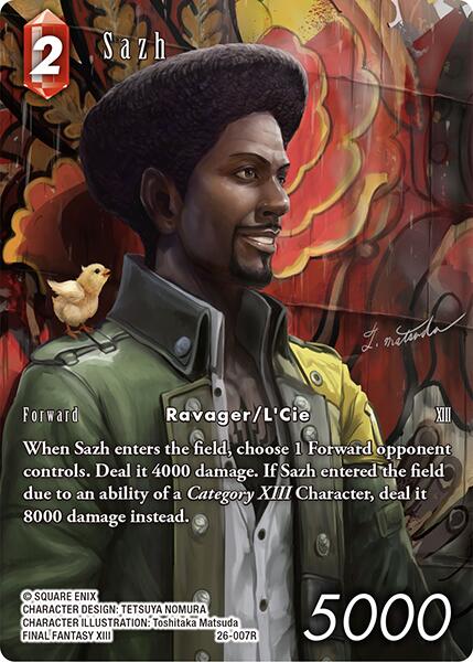 Sazh (Full Art) [Gunslinger in the Abyss] | Lots Moore NSW
