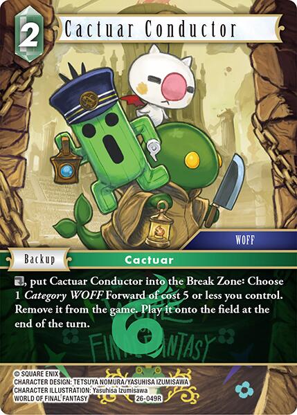 Cactuar Conductor [Gunslinger in the Abyss] | Lots Moore NSW