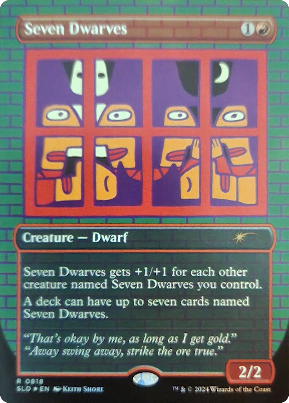Seven Dwarves (0818) (Rainbow Foil) [Secret Lair Drop Series] | Lots Moore NSW