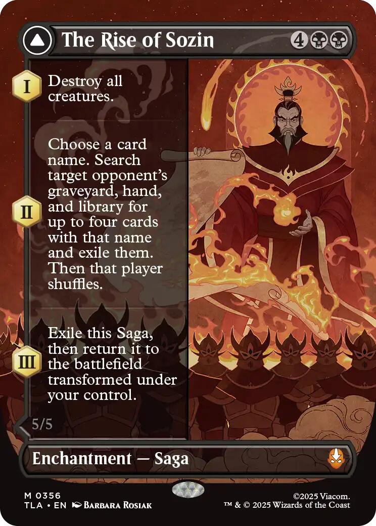 The Rise of Sozin (Borderless) [Avatar: The Last Airbender] | Lots Moore NSW