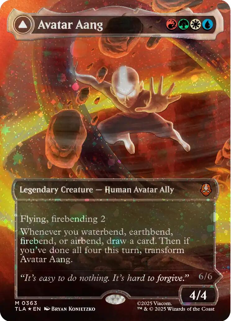 Avatar Aang (Raised Foil) [Avatar: The Last Airbender] | Lots Moore NSW