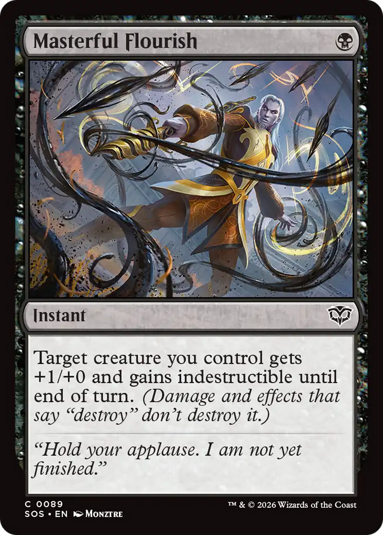 Masterful Flourish [Secrets of Strixhaven] Magic: The Gathering | Lots Moore NSW
