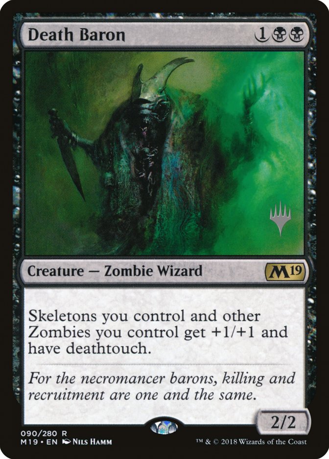 Death Baron (Promo Pack) [Core Set 2019 Promos] | Lots Moore NSW