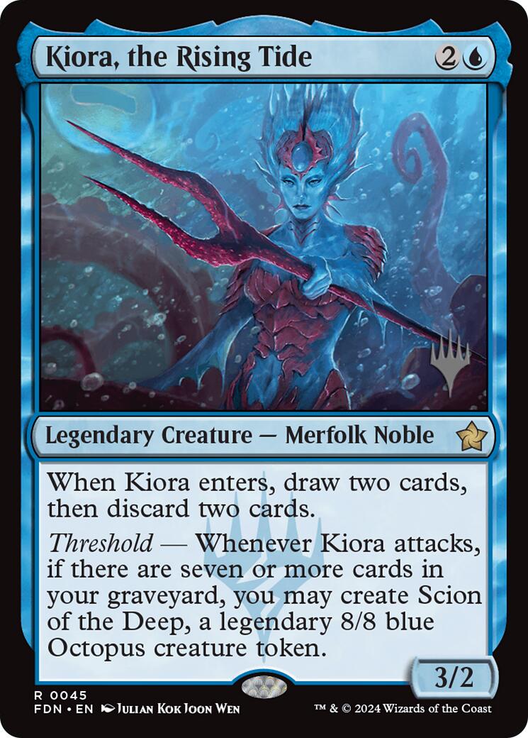 Kiora, the Rising Tide [Edge of Eternities Promo Pack] | Lots Moore NSW