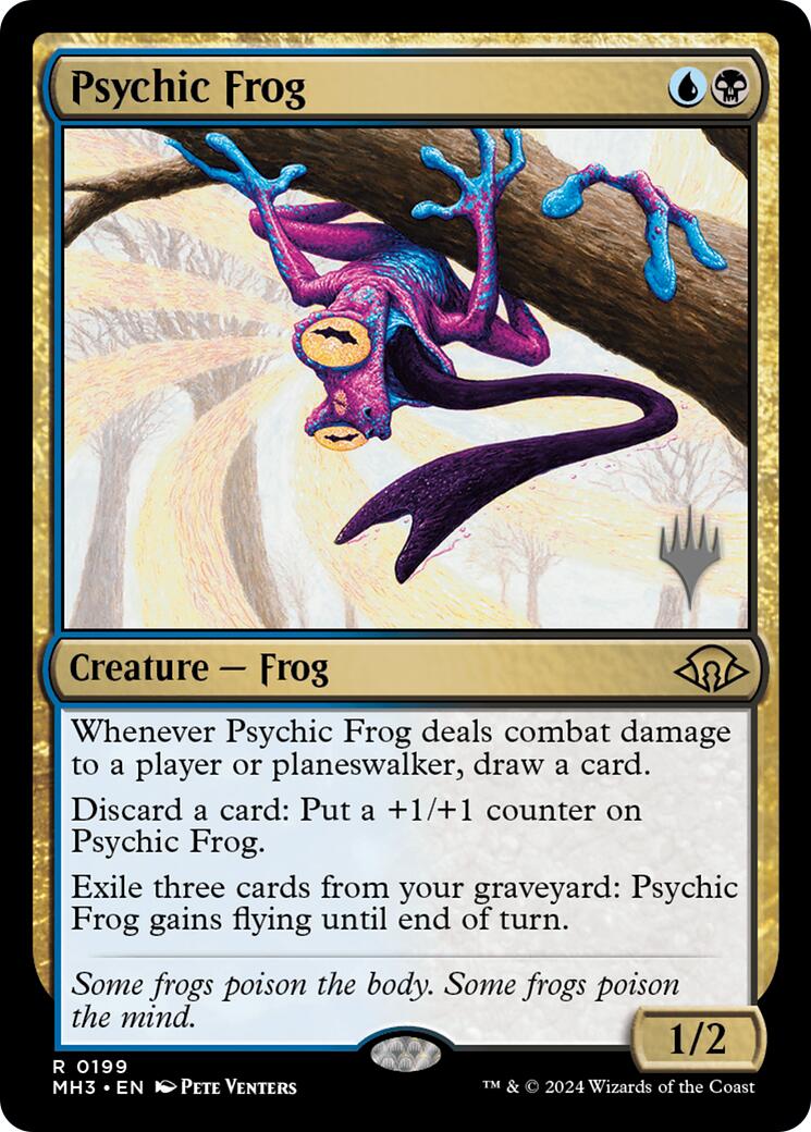 Psychic Frog [Edge of Eternities Promo Pack] | Lots Moore NSW
