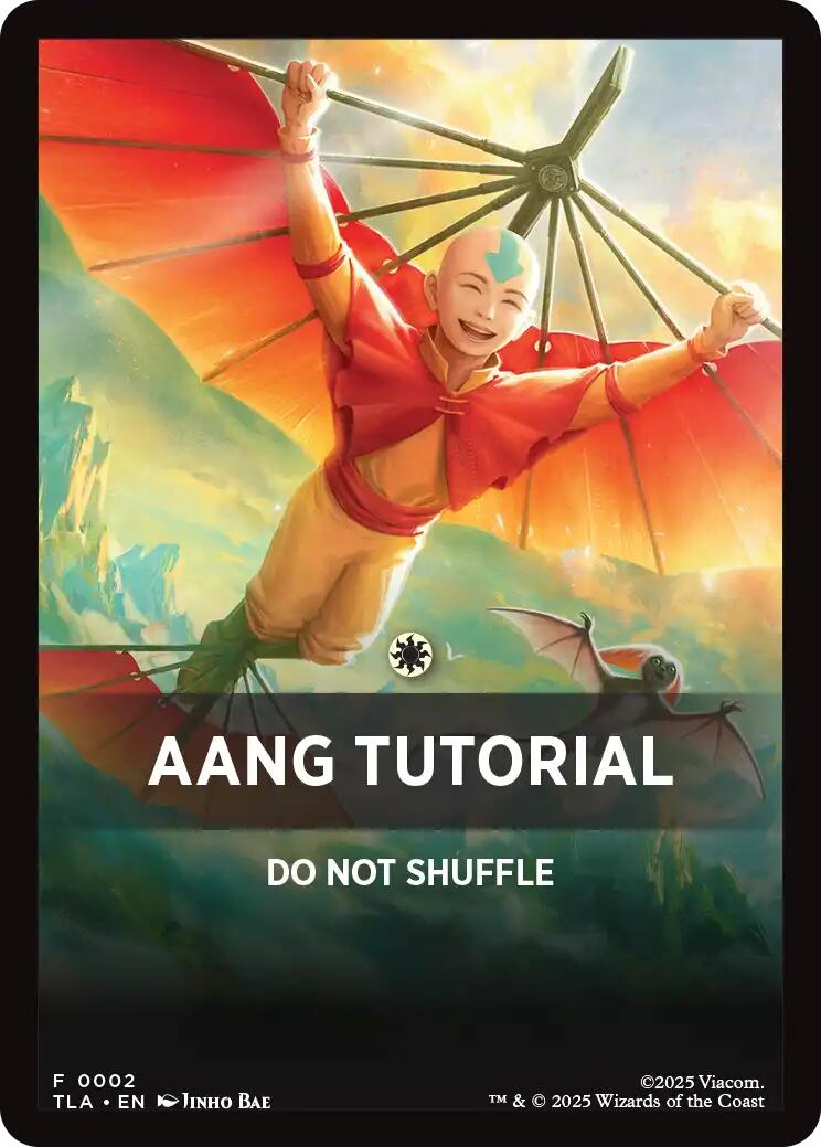 Aang Tutorial Theme Card [Avatar: The Last Airbender Tokens] | Lots Moore NSW