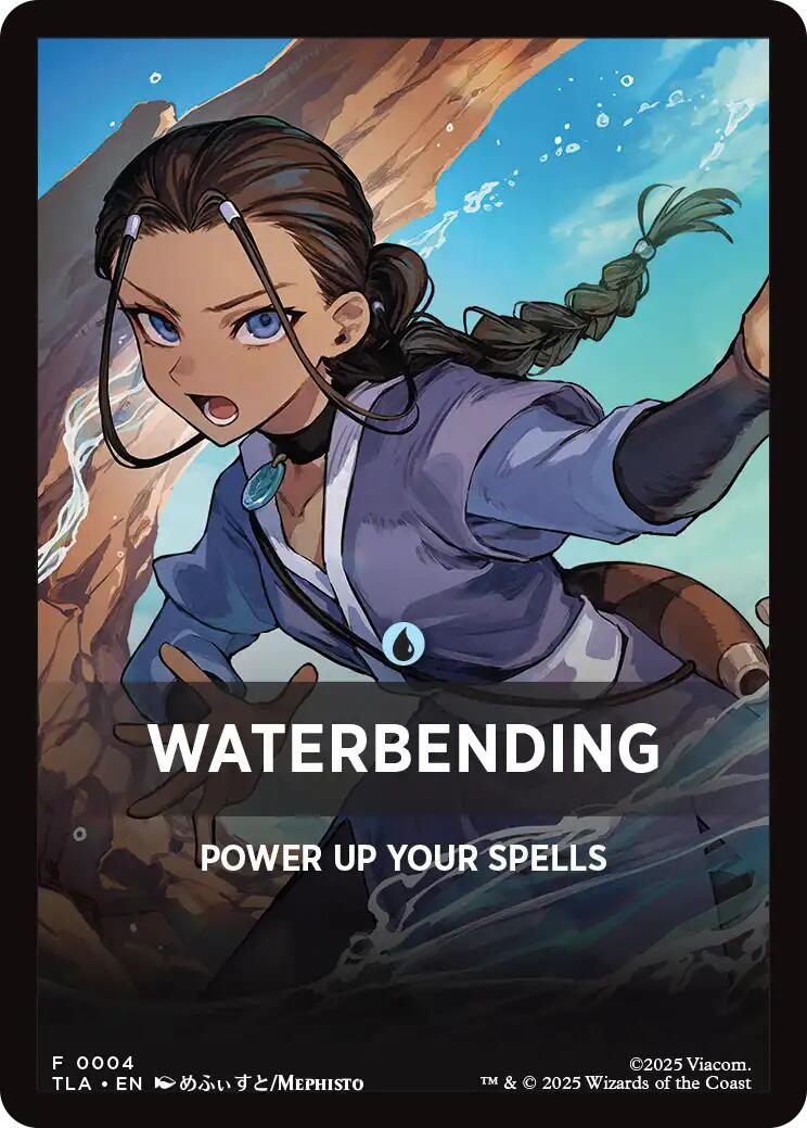Waterbending Theme Card [Avatar: The Last Airbender Tokens] | Lots Moore NSW