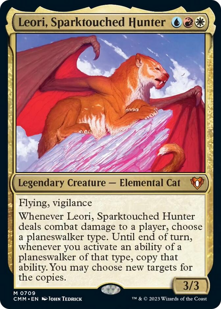 Leori, Sparktouched Hunter [Commander Masters] | Lots Moore NSW