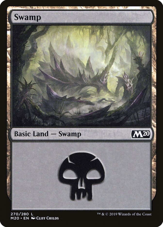 Swamp (270) [Core Set 2020] | Lots Moore NSW
