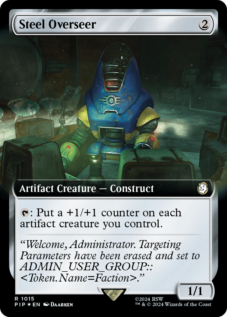 Steel Overseer (Extended Art) (Surge Foil) [Fallout] | Lots Moore NSW