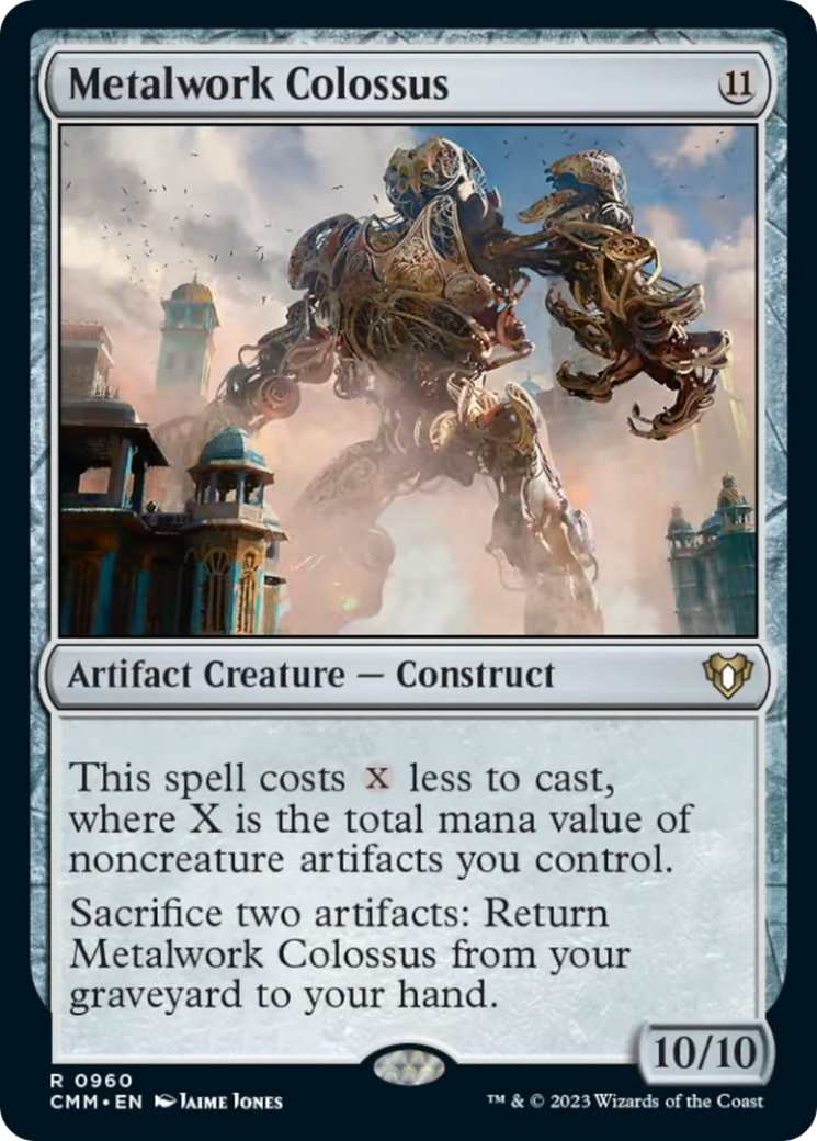 Metalwork Colossus [Commander Masters] | Lots Moore NSW