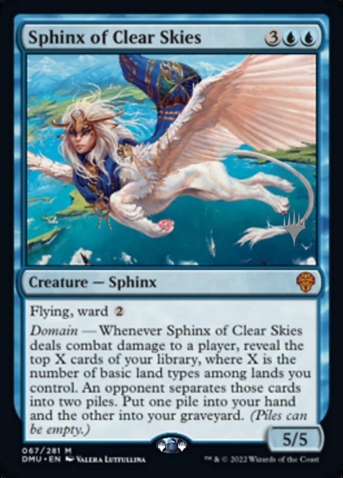 Sphinx of Clear Skies (Promo Pack) [Dominaria United Promos] | Lots Moore NSW