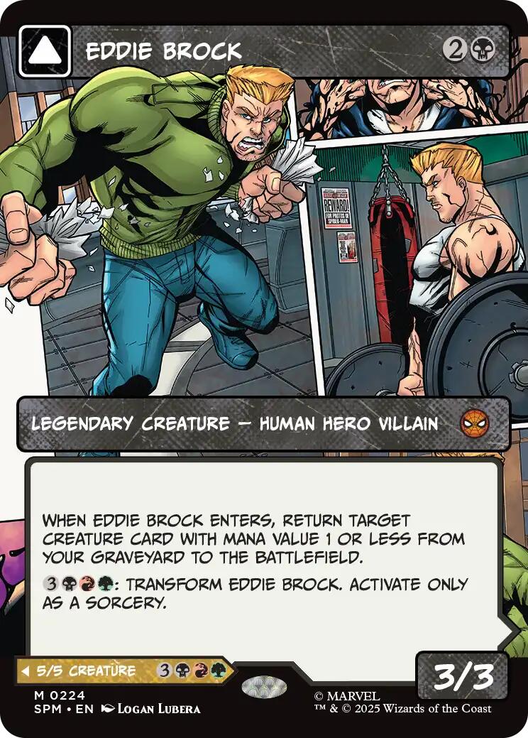 Eddie Brock (0224) (Borderless) [Marvel's Spider-Man] | Lots Moore NSW