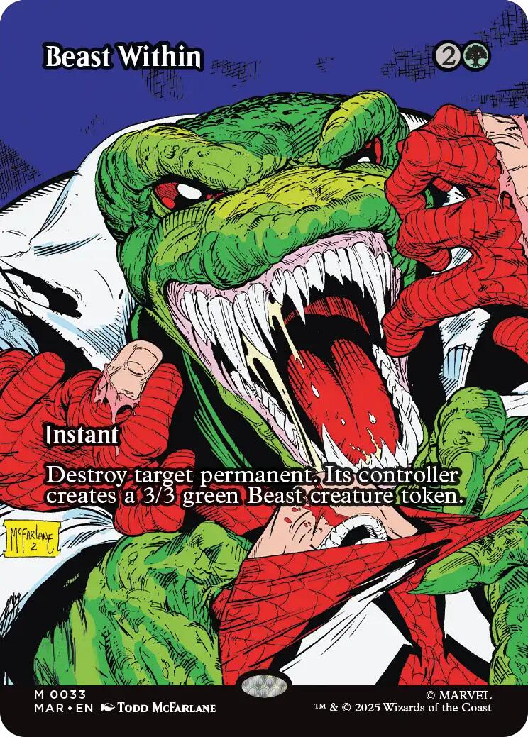 Beast Within (Borderless) [Marvel Universe: Eternal-Legal] | Lots Moore NSW