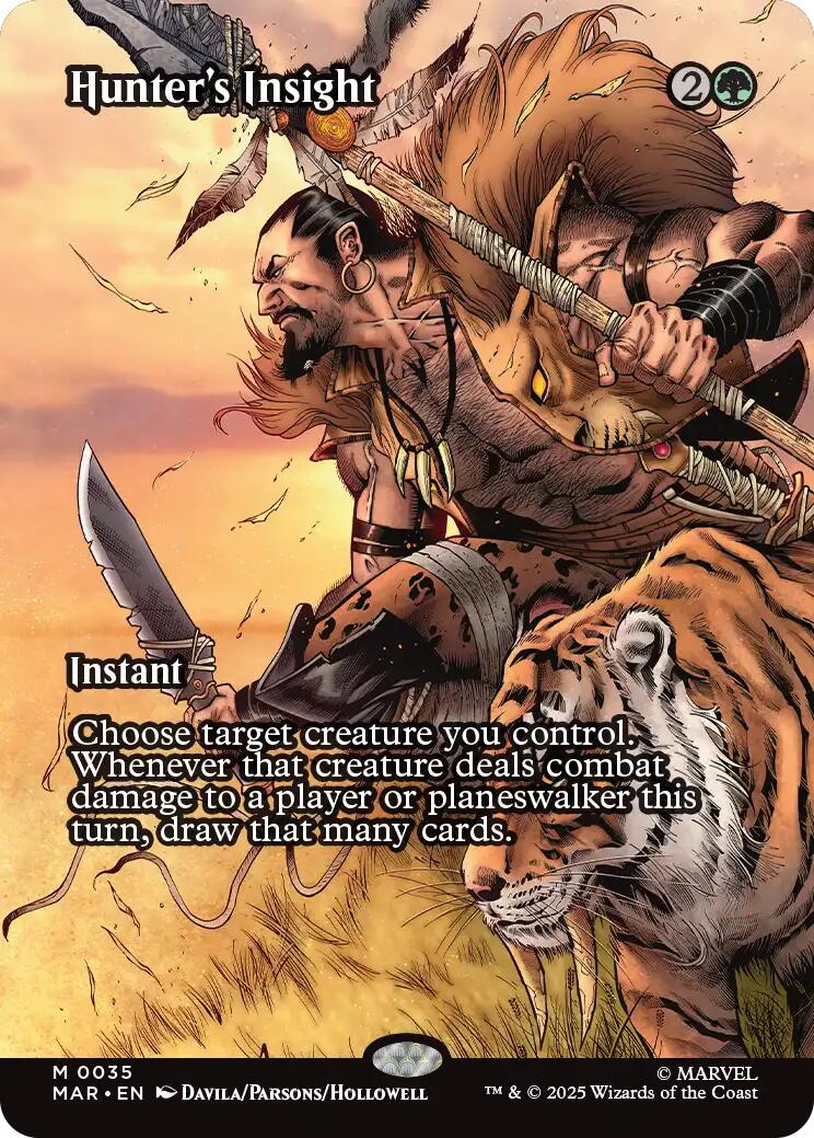 Hunter's Insight (Borderless) [Marvel Universe: Eternal-Legal] | Lots Moore NSW