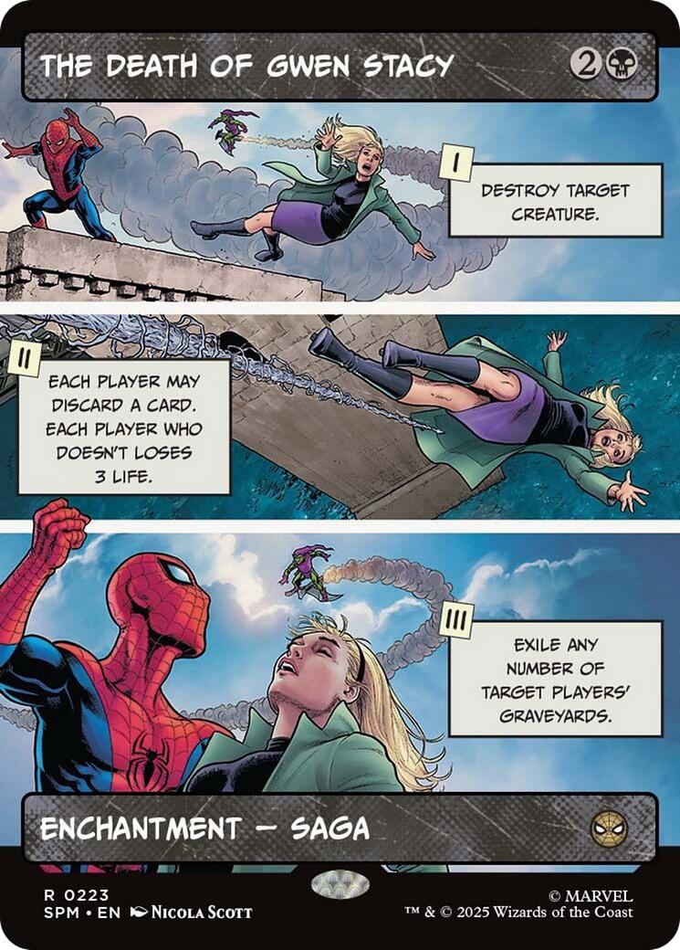 The Death of Gwen Stacy (Borderless) [Marvel's Spider-Man] | Lots Moore NSW