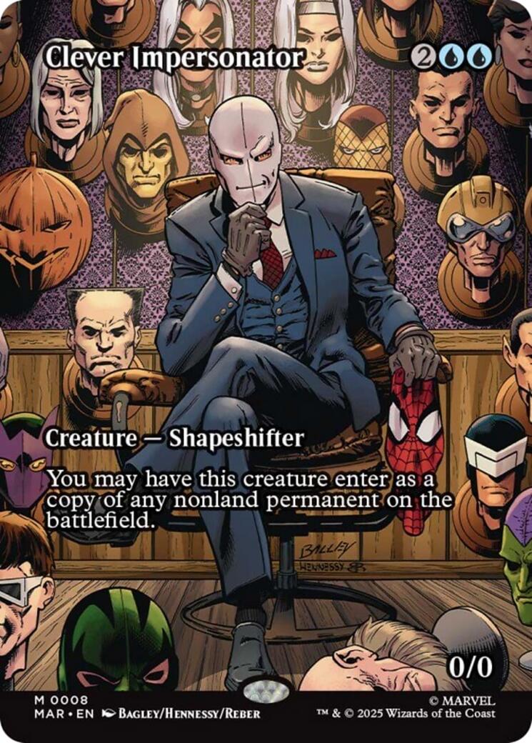 Clever Impersonator (Borderless) [Marvel Universe: Eternal-Legal] | Lots Moore NSW