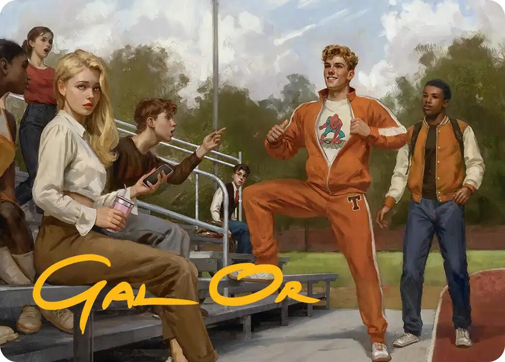 Flash Thompson, Spider-Fan Art Card (Gold-Stamped Signature) [Marvel's Spider-Man Art Series] | Lots Moore NSW