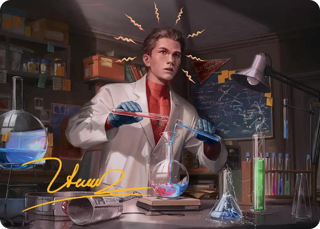 Peter Parker Art Card (3/54) (Gold-Stamped Signature) [Marvel's Spider-Man Art Series] | Lots Moore NSW