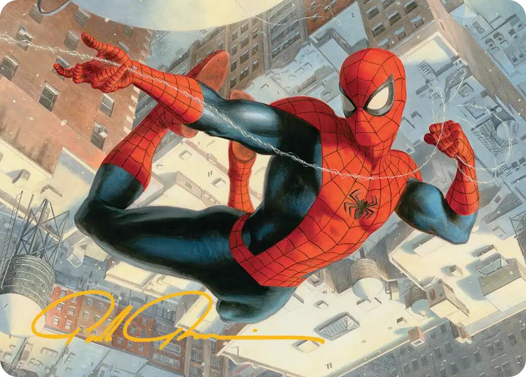 Spider-Man, Peter Parker Art Card (Gold-Stamped Signature) [Marvel's Spider-Man Art Series] | Lots Moore NSW