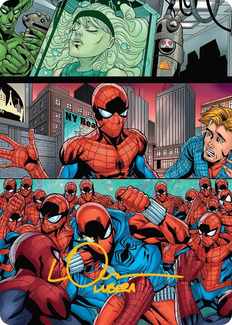 The Clone Saga Art Card (Gold-Stamped Signature) [Marvel's Spider-Man Art Series] | Lots Moore NSW