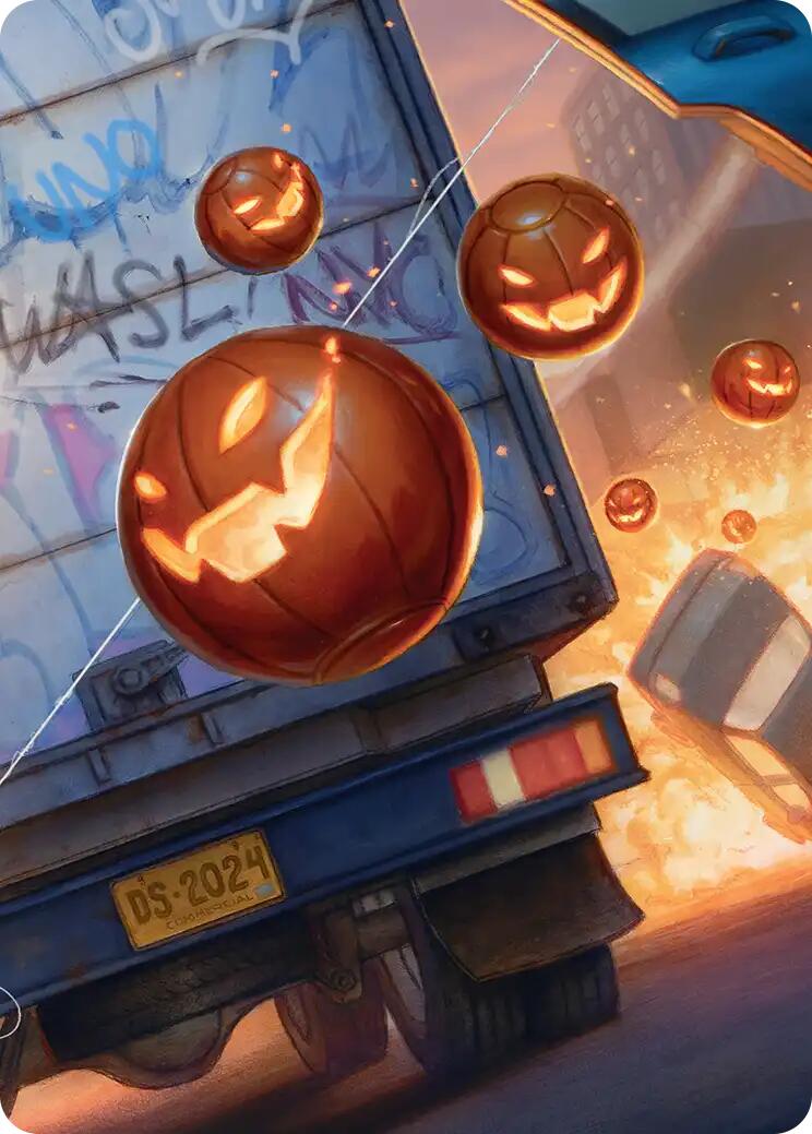 Pumpkin Bombs Art Card [Marvel's Spider-Man Art Series] | Lots Moore NSW