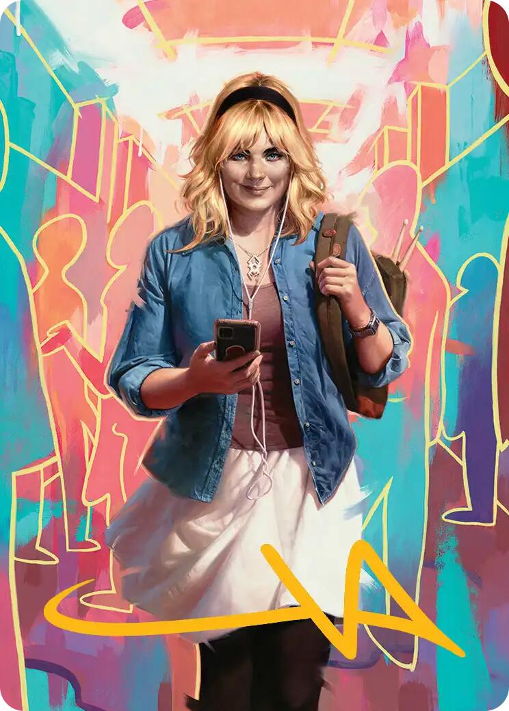 Gwen Stacy Art Card (Gold-Stamped Signature) (13/54) [Marvel's Spider-Man Art Series] | Lots Moore NSW
