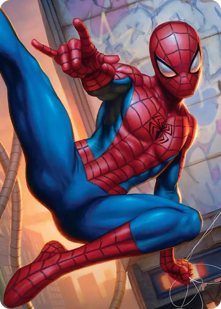 Sensational Spider-Man Art Card [Marvel's Spider-Man Art Series] | Lots Moore NSW