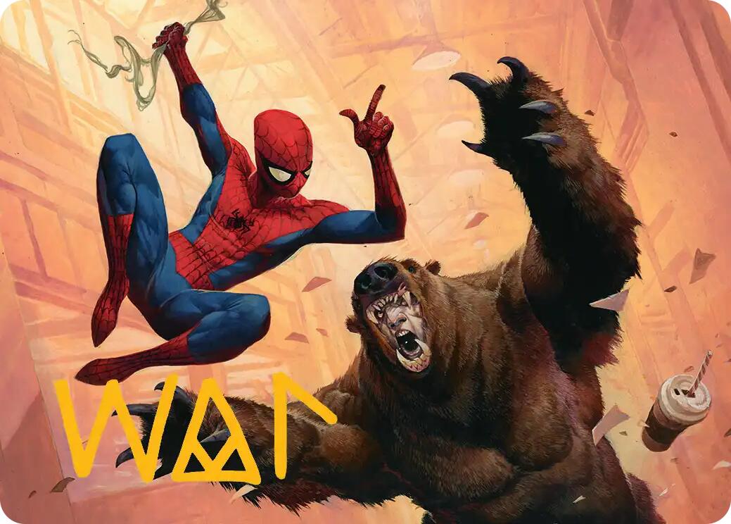 Wisecrack Art Card (Gold-Stamped Signature) [Marvel's Spider-Man Art Series] | Lots Moore NSW