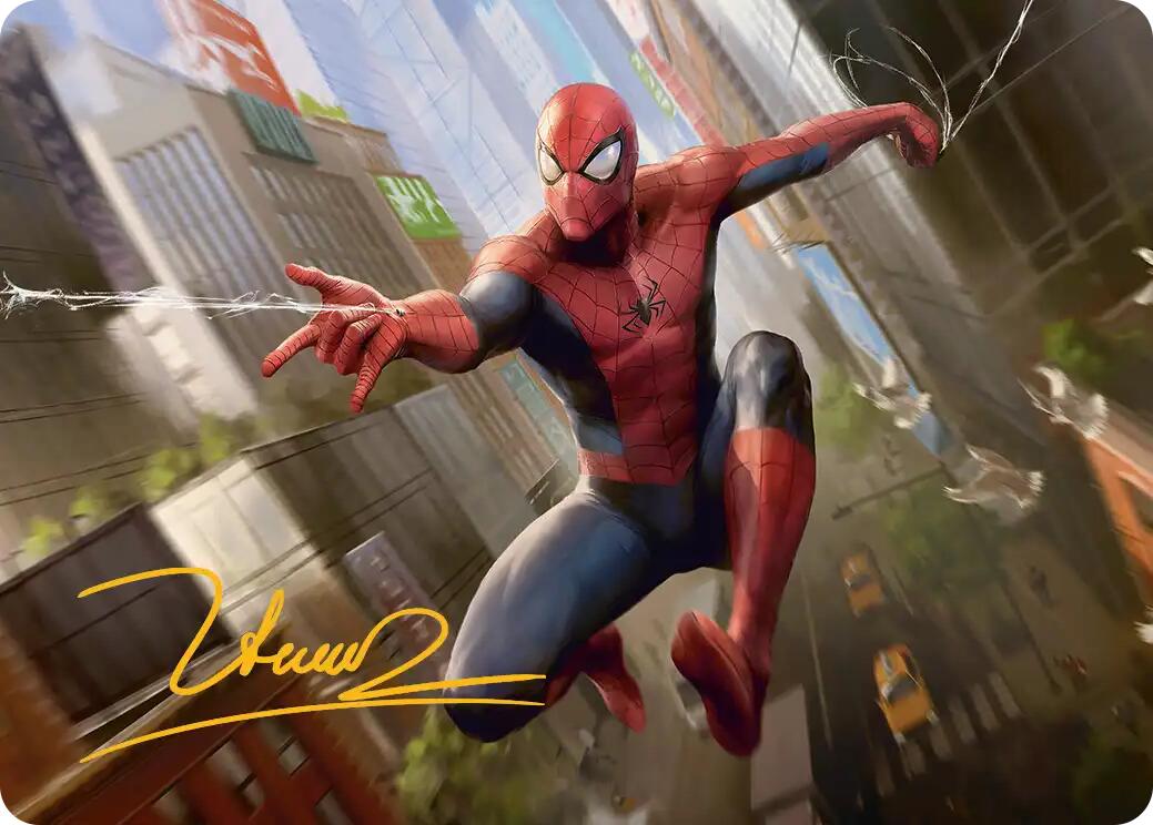 Amazing Spider-Man Art Card (24/54) (Gold-Stamped Signature) [Marvel's Spider-Man Art Series] | Lots Moore NSW