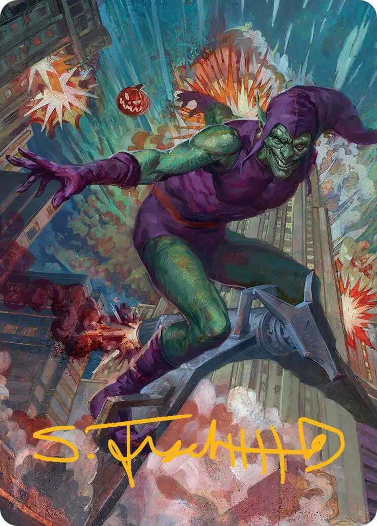 Green Goblin Art Card (26/54) (Gold-Stamped Signature) [Marvel's Spider-Man Art Series] | Lots Moore NSW