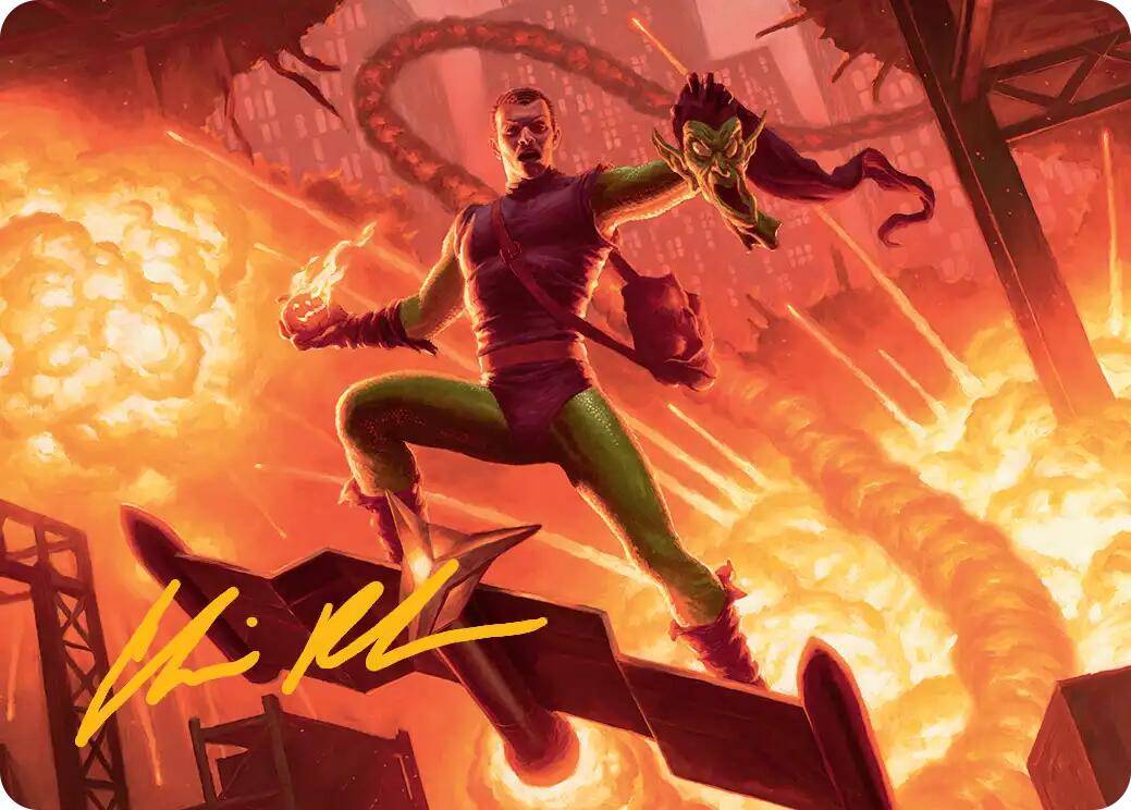 Green Goblin, Revenant Art Card (Gold-Stamped Signature) [Marvel's Spider-Man Art Series] | Lots Moore NSW