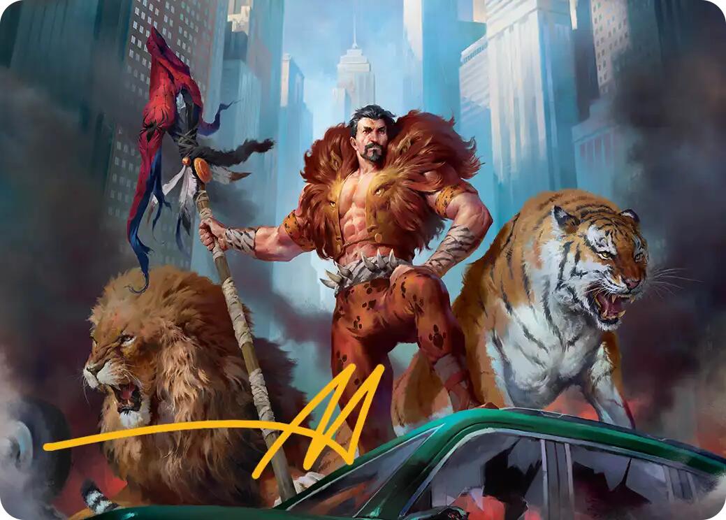 Kraven, Proud Predator Art Card (Gold-Stamped Signature) [Marvel's Spider-Man Art Series] | Lots Moore NSW