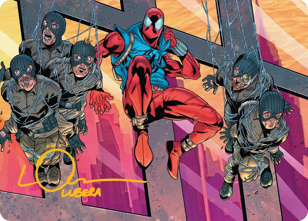 Scarlet Spider, Ben Reilly Art Card (Gold-Stamped Signature) [Marvel's Spider-Man Art Series] | Lots Moore NSW