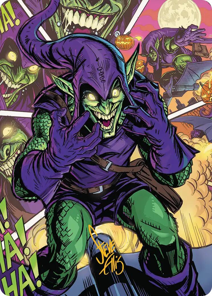 Green Goblin Art Card (49/54) (Gold-Stamped Signature) [Marvel's Spider-Man Art Series] | Lots Moore NSW