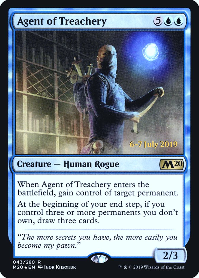Agent of Treachery [Core Set 2020 Prerelease Promos] | Lots Moore NSW